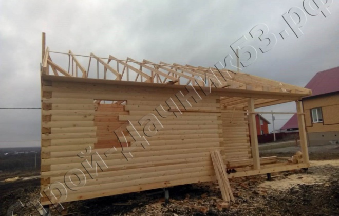 4 Брусовой дом ОД-11, 9×9, 81 м², Тульская область, Киреевский район, село Дедилово (13)